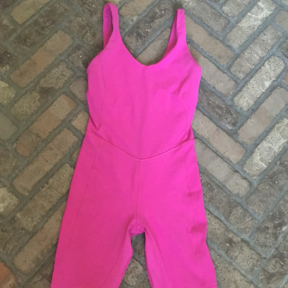lululemon Sonic pink align one piece, size 2